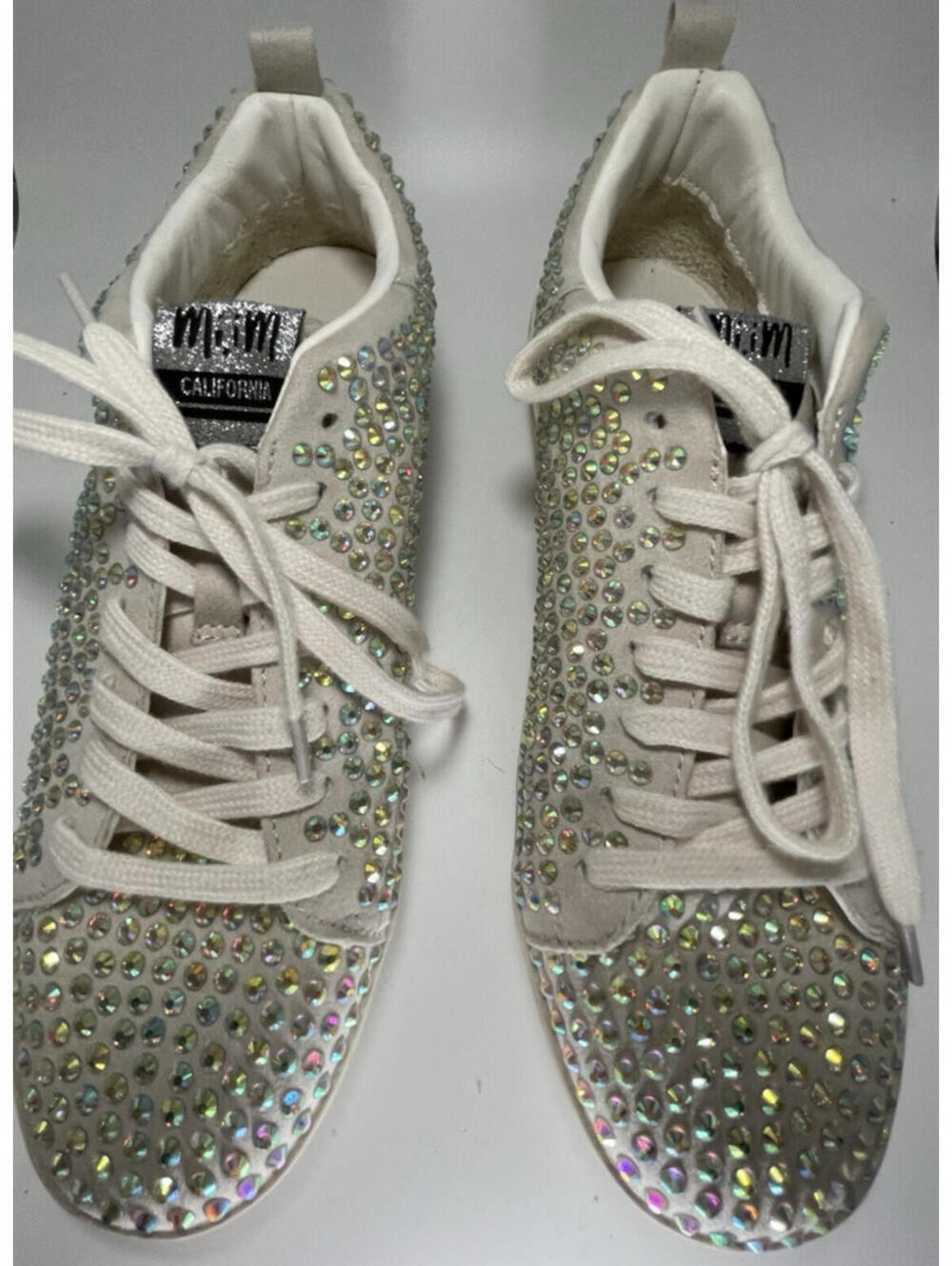 Mi.iM Miracle Miles Rhinestone Embellished Sneakers Women's Size 9 Multicolor